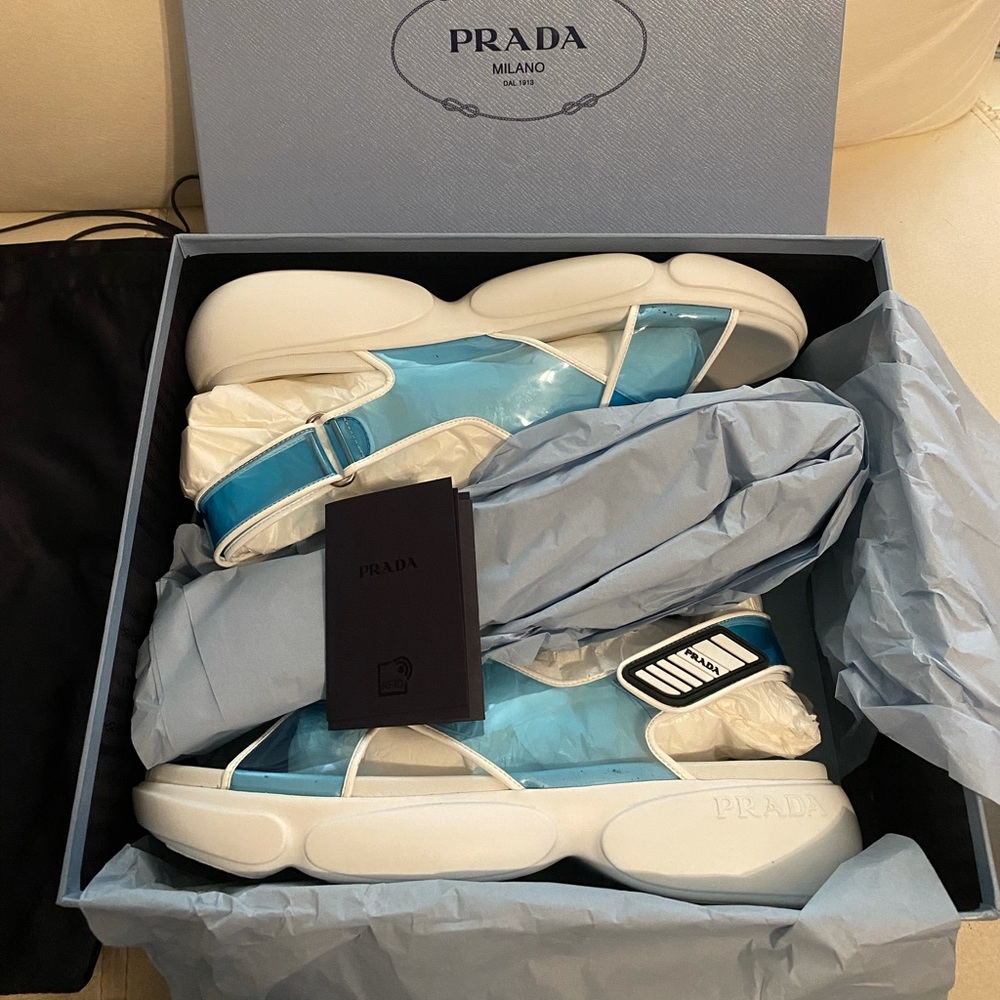 Prada  Plexi Cloudbust Sandals